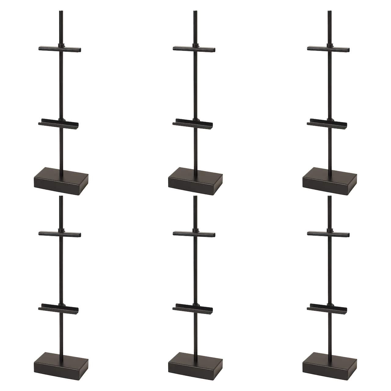 6 Pack: 18" Black Steel Adjustable Tabletop Easel by Studio Décor®